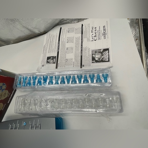 Electronic Glass Chess Set Computer Lighted Model #775 Complete Excalibur. - Picture 5 of 8